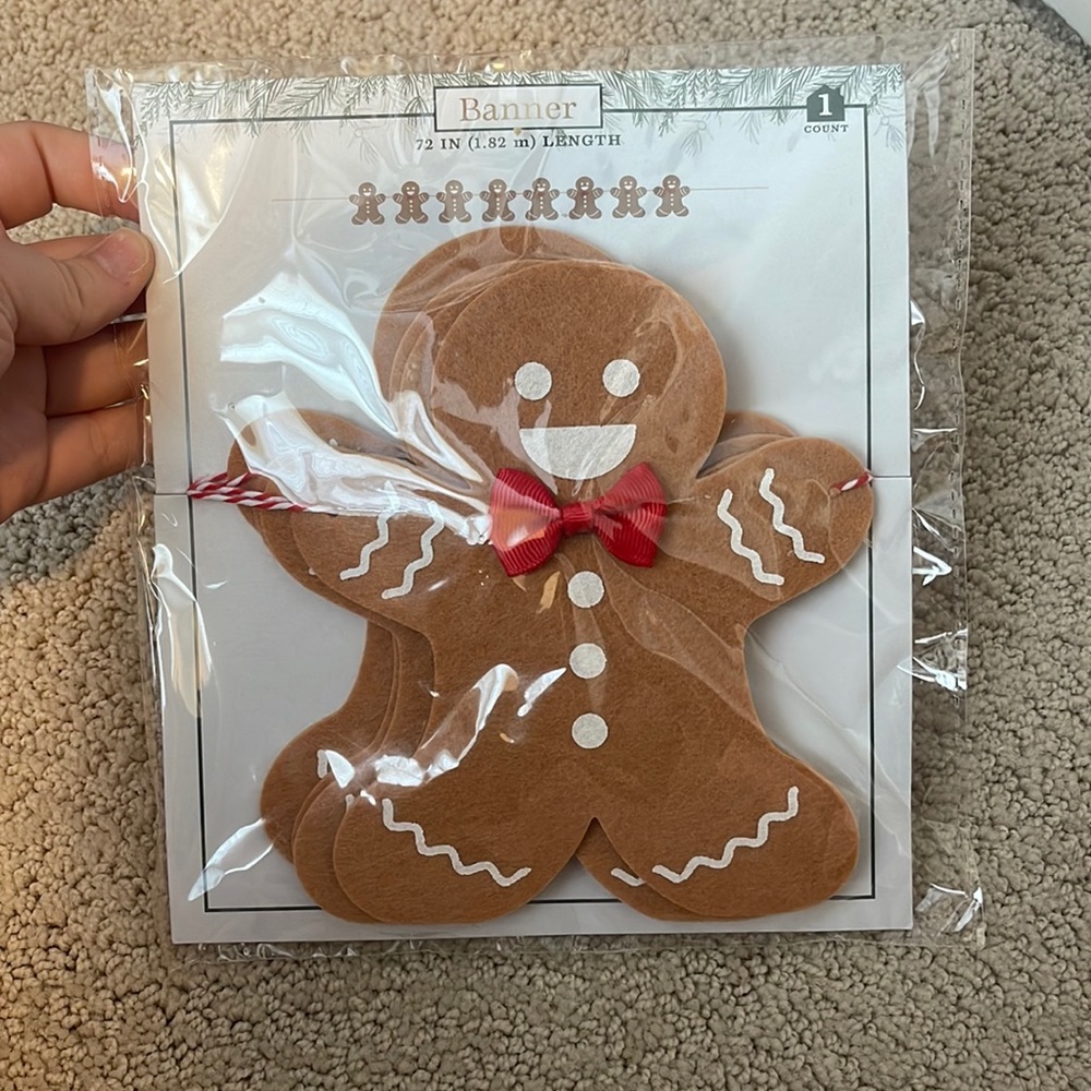 Target Gingerbread Banner/Garland
